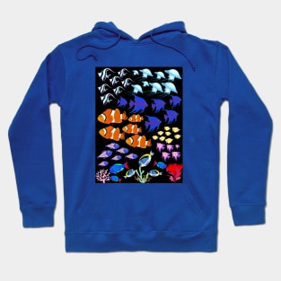 REEF FISH SCHOOL TIME DESIGN Hoodie